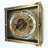 THE GEARS CLOCK Wall Clock with Real Moving Gears LU-LI_ 32 in Square BRONZE-ANTIQUE