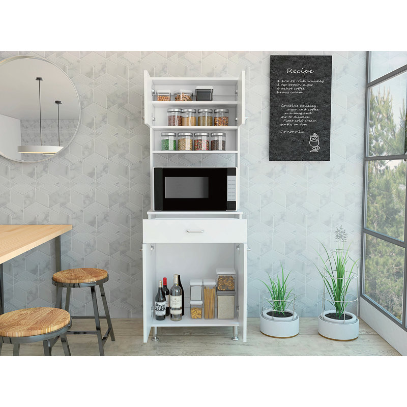 Garde-manger Piacenza, finition armoire à deux portes doubles
