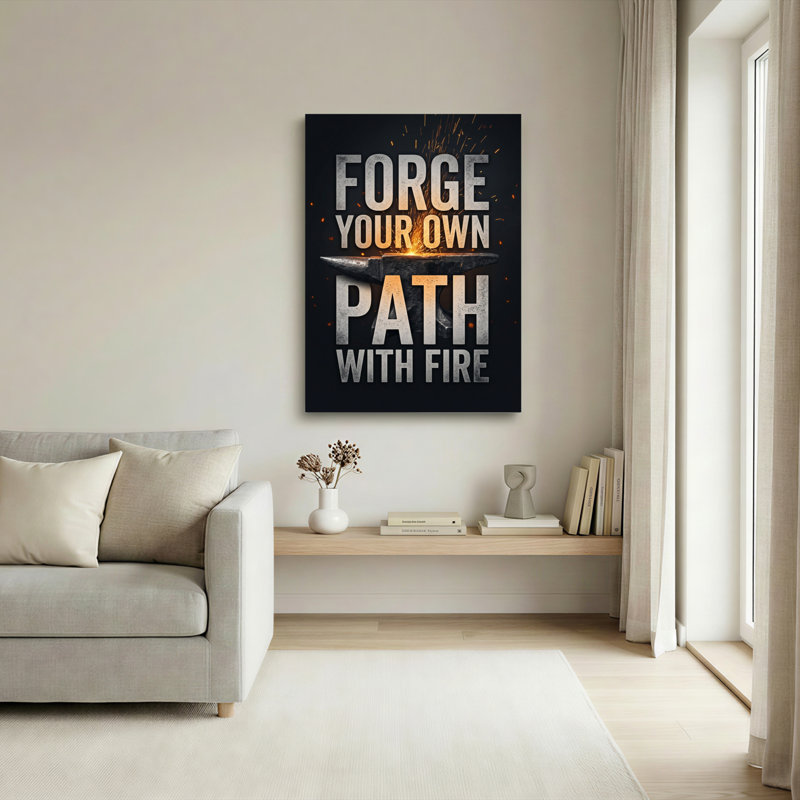 Forge Path, reproduction d'art sur toile, ensemble de 1, H 48 po x l 36 po, Wrapped Canvas