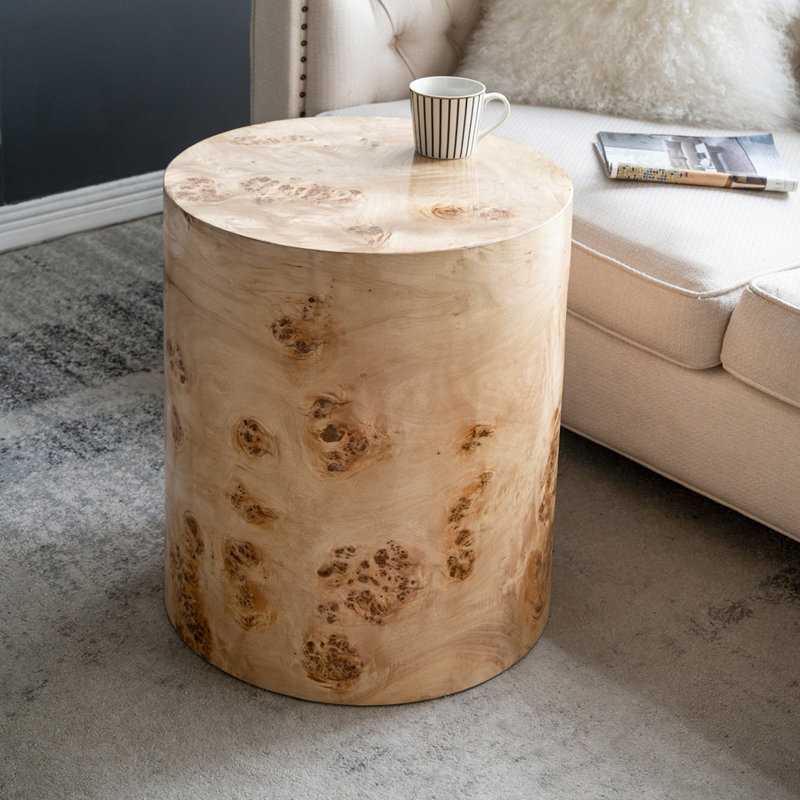 Table d'appoint Burl Wood