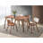Casson 5Pcs Walnut Finish Dining Room Set