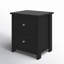 Isenbert 21.9" 2 Drawer Nightstand-405856733