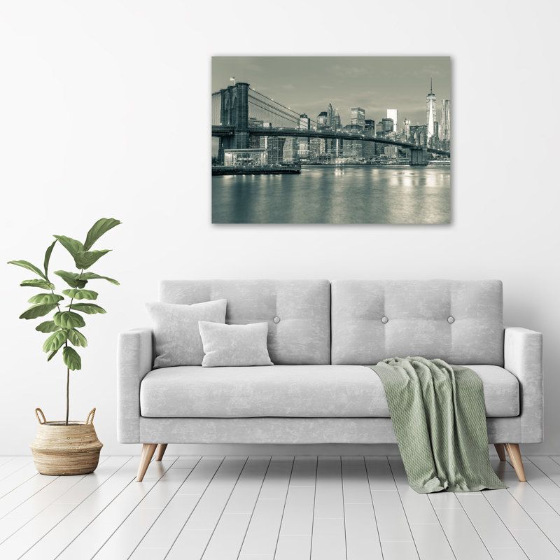 Manhattan New York - No Frame Print on Glass