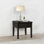 Distressed Java 1-Drawer Square End Table