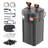 Aquarium Filter 660GPH, 5-Stage Canister Filter 235 Gallon, Ultra-Quiet Internal Aquarium Filter with UV Protection, Submersible Power Filter with Multiple Function for Fish Tanks, 25W