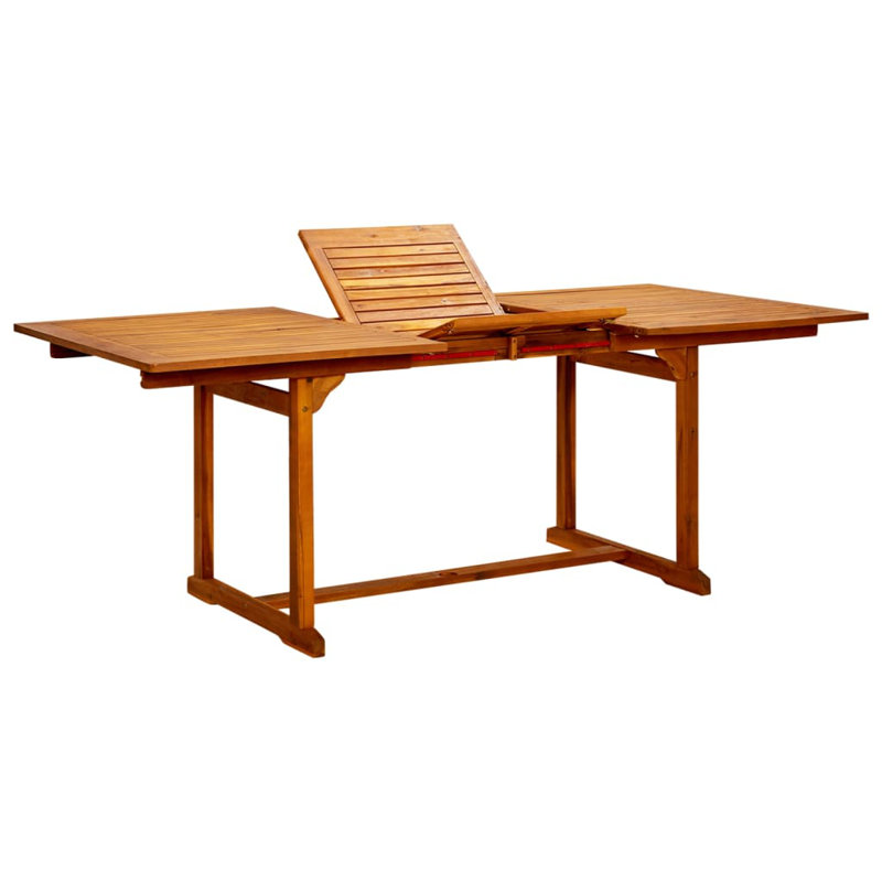 Rectangular Outdoor Table, 39.4" W x 59.1" L x 29.5" H, Gray
