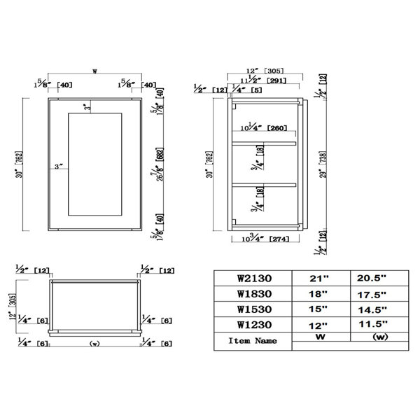 Dimensions du produit