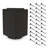 21'' H x 14'' W Plastic Kit with 24 Hooks Included