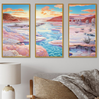 «Kawaii Landscape», ensemble d'art mural Geyser