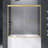 56" - 60" W X 58" H Double Sliding Semi-Frameless Tub Door With 1/4" Clear Tempered Glass-107141076