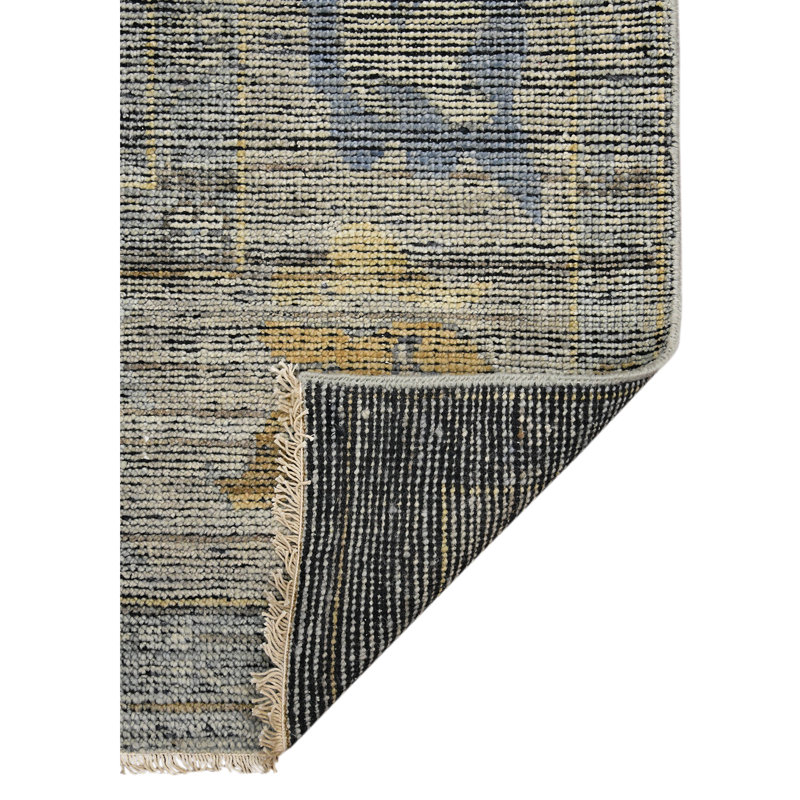 Wool Geometric Area Rug, Rectangle 2' x 3'