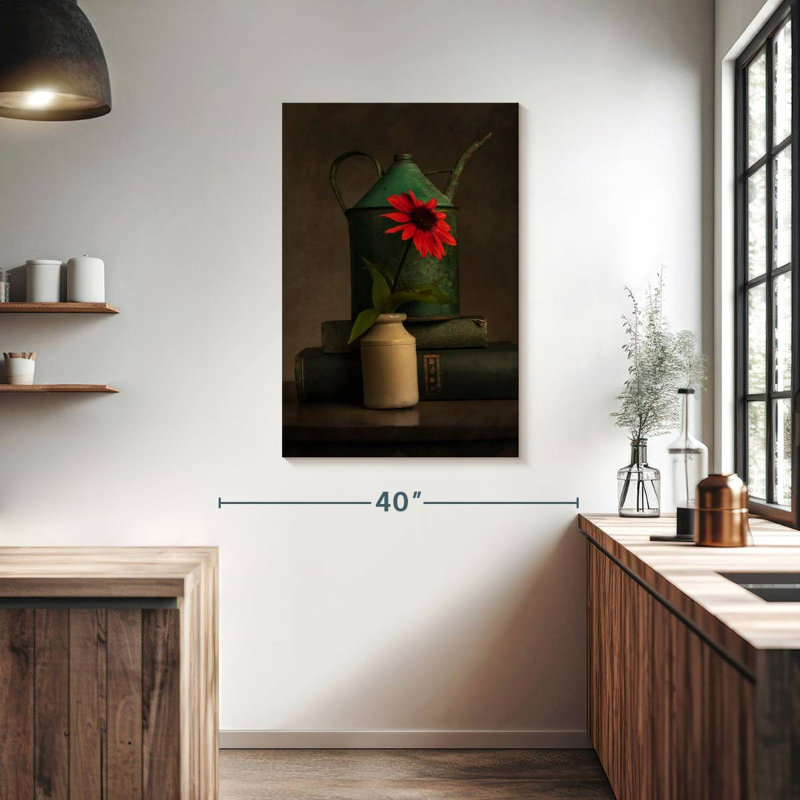 Harnek Rustic Red Coneflower, 39" H x 26" W