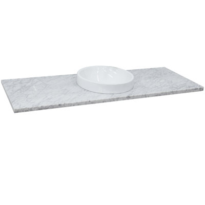 Lavabo de salle de bain simple 61 po