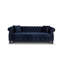 Mitchellville 3 Seater Velvet Scroll Arms Sofa-1548100390