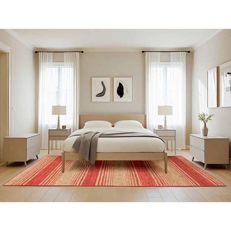 Tapis abstrait moderne 1410, Rectangle de 5 pi x 8 pi
