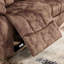 Causeuse inclinable manuelle de 60,6 po de largeur - Causeuse inclinable en microfibre