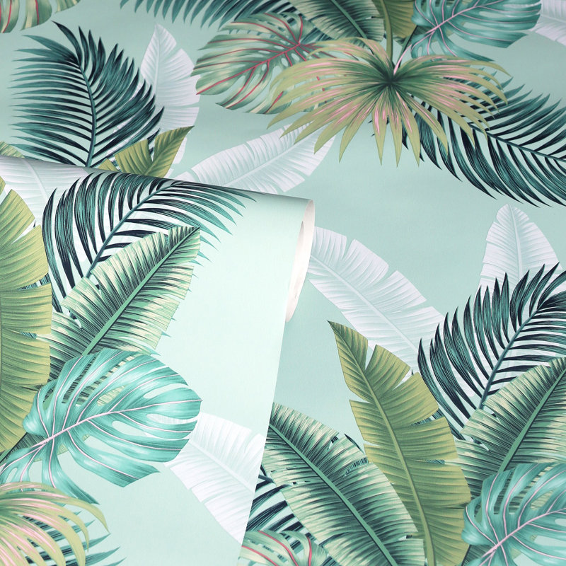 Papier peint Miami, Vert