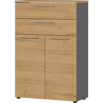 Miabella 80 cm W 2 -Drawer Mobile Filing Cabinet