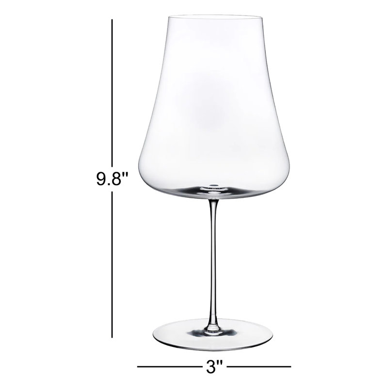 Stem Zero Handmade Crystal Wine Glass