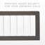 Vienna Toddler Guardrail, Darkwash Ash With Acrylic