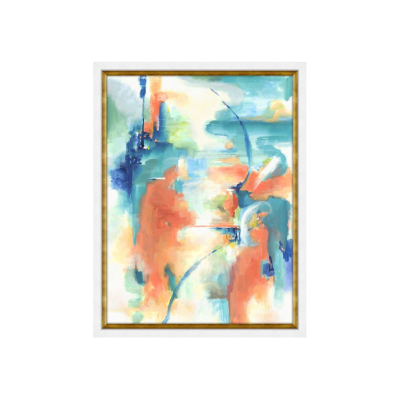 Vivid Impression Painting by Sara Brown, 32" H x 24" W x 1.5" D, Outdoor