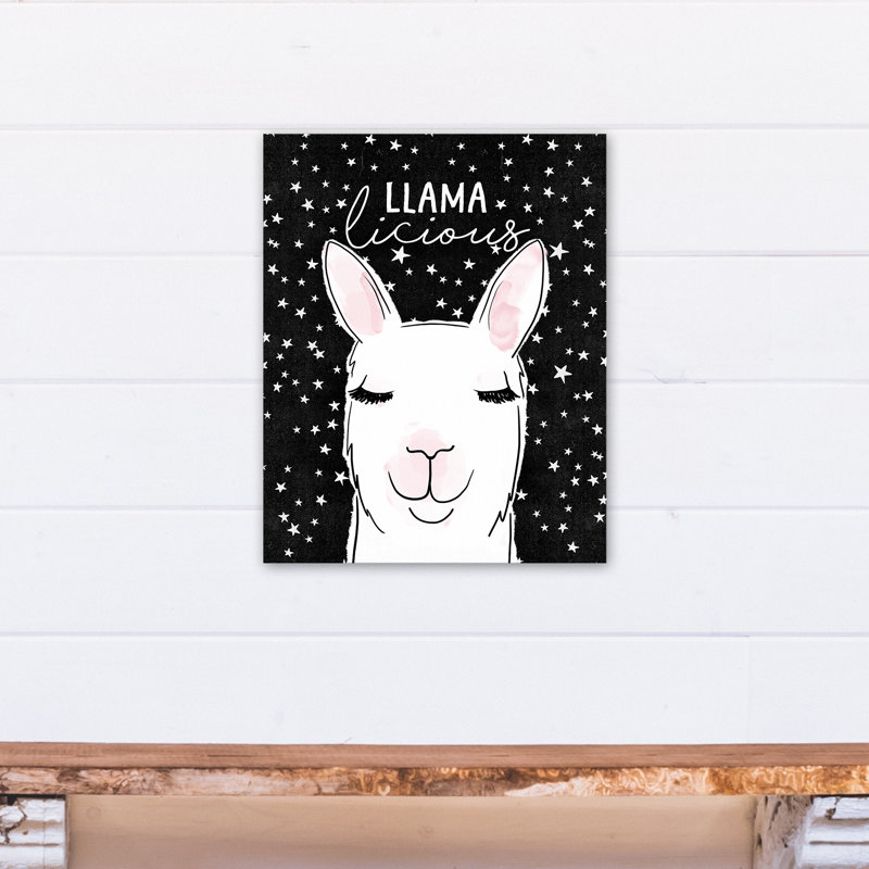 Art sur toile llama licious Sparta, H 30 po x l 24 po x P 1,25 po, Toile tendue
