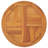 Tabletop Natural Teak Solid Teak Wood 23.6 in Durable Round Wooden Table Top