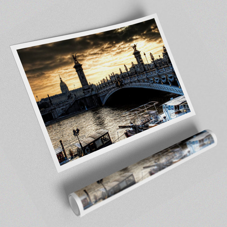 Alexander Bridge Paris Architecture - No Frame Print