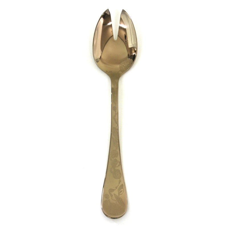 Venere Stainless Steel Serving Piece, Bronzo