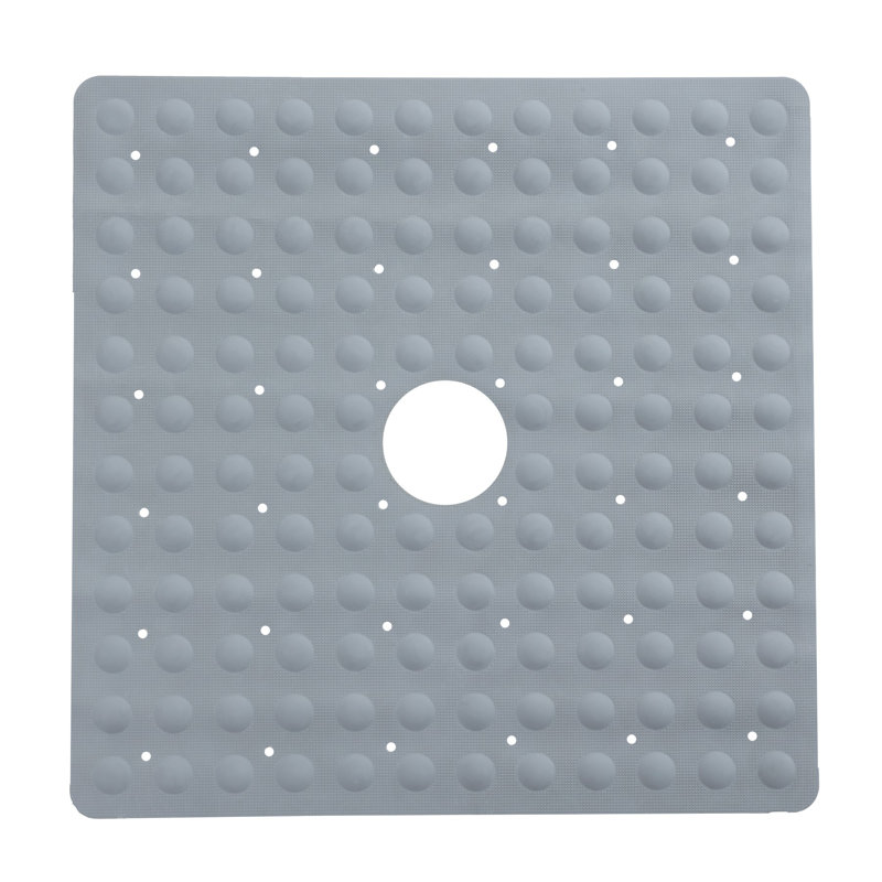 Tapis de douche Sandweiler, Gris