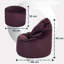 Velvet Bean Bag Chair-417732029