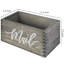 Kripinski Solid Wood Desktop Mail Organiser Box