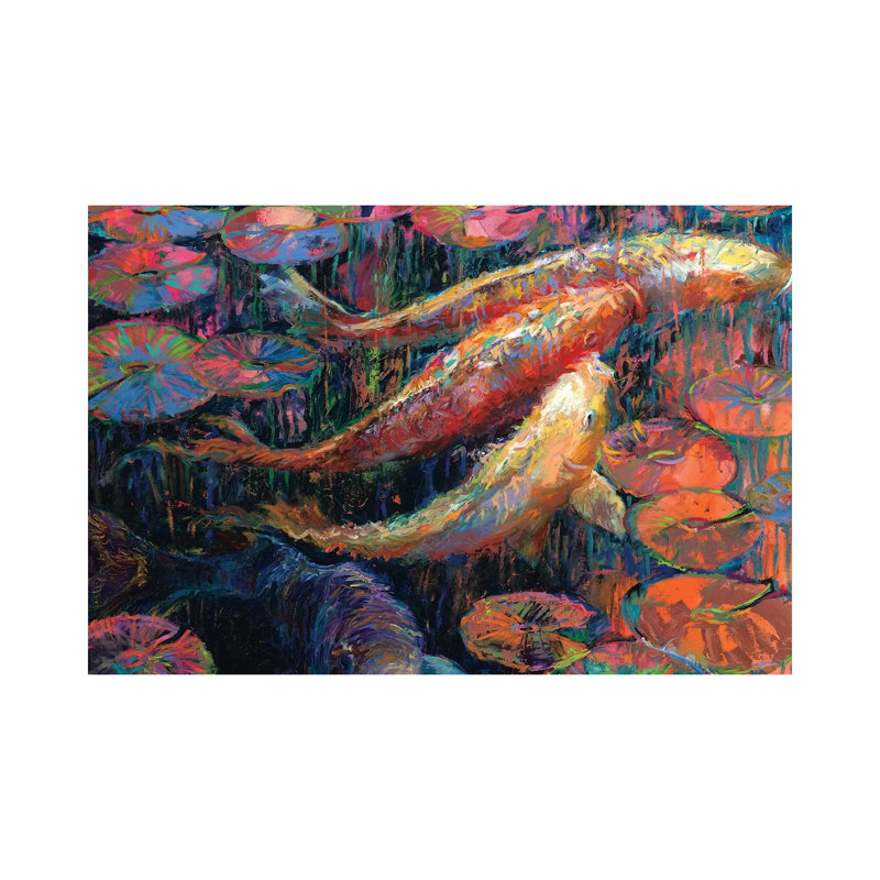 Japanese Inks by Iris Scott - Wrapped Canvas Print, 152.5 cm H x 101.5 cm W