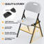 Ensemble de chaises pliantes empilables Megale HDPE-1328723171
