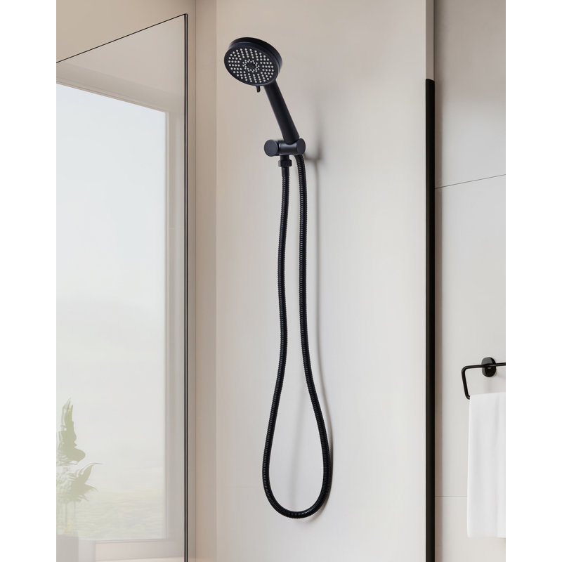 Shower Head and Hose Kit SURIPA, Matte Black