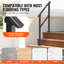 2-3 Handrails for Outdoor for Seniors Porch Deck Black Square Tube Steel