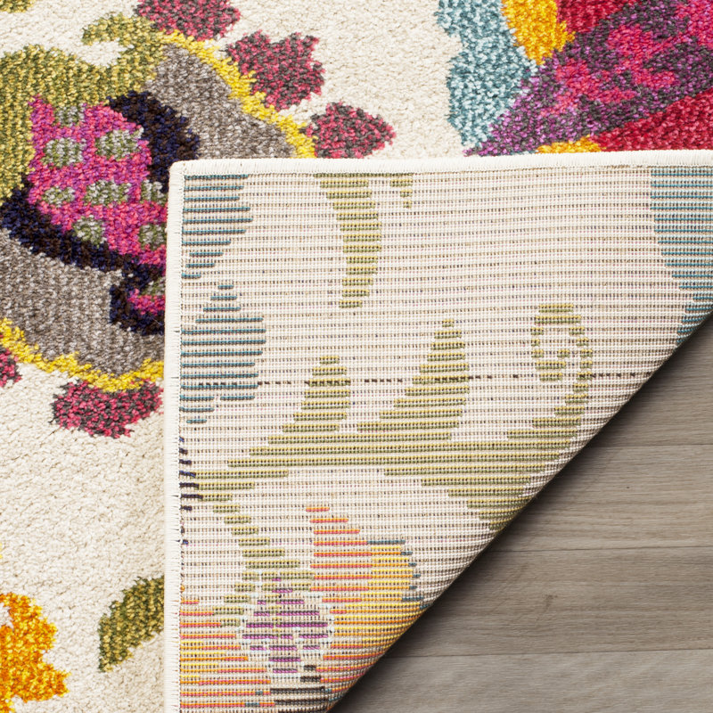 Dyson Floral Area Rug, Square 122cm