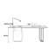 Bureau italien moderne et minimaliste: plateau en ardoise massif-833917323
