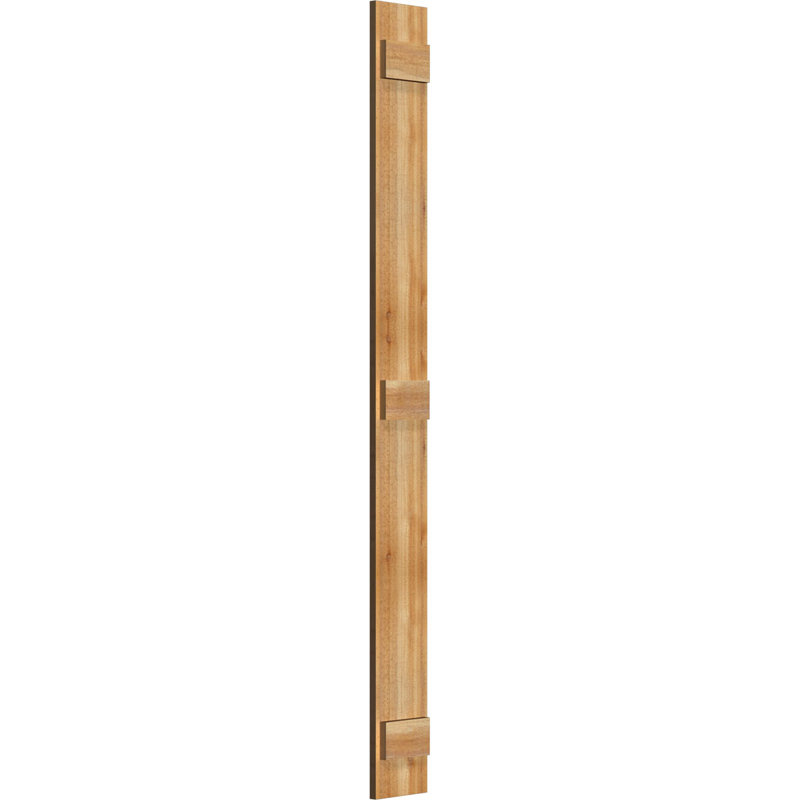 TimberCraft 5 3/8 "planches jointes à panneaux n-batten, cèdre rouge de l'Ouest (par paire), 32 1/4 po, 71 po