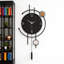 Grande horloge murale pour décor de salon fonctionnant à pile sans tic-tac pour la cuisine de bureau de 27,5 pouces grande horloge murale silencieuse unique pour l'intérieur