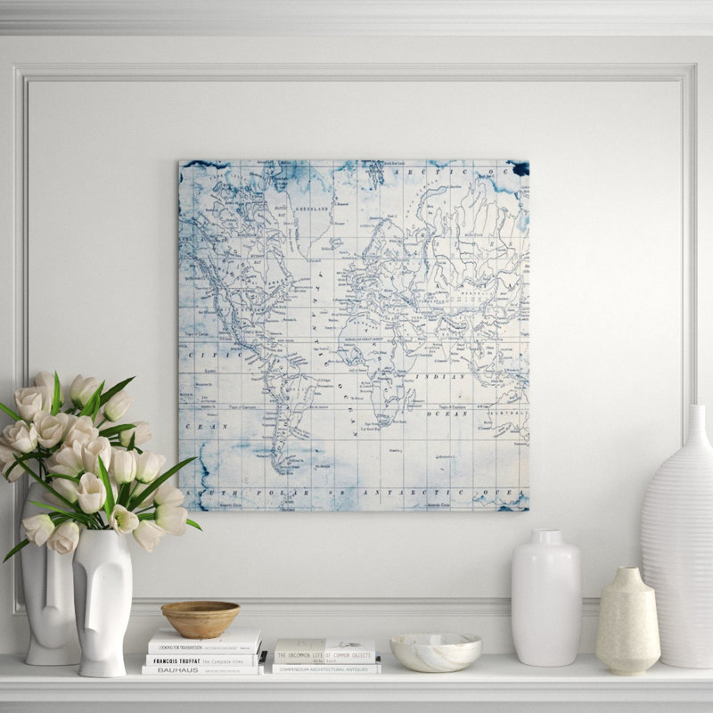 Flat Earth Print by Sofia Fox, 30" H x 30" W, Outdoor