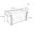 Vintage casual Cafe dining bench Faux Leather Upholstered Bench-101617297