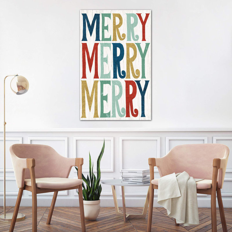 Merry, Merry, Merry by Michael Mullan - Wrapped Canvas Print, 101.6 cm H x 66.04 cm W x 1.91 cm D