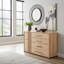 Asmara Oak Effect 4 Drawer Sideboard