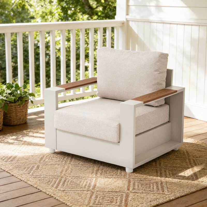 Fauteuil de patio avec coussins