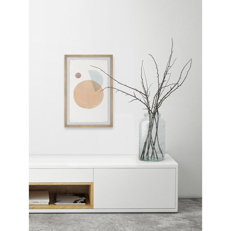 To The Right Side II - Single Picture Frame Painting, 45 cm H x 38 cm W x 3.81 cm D