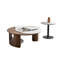 Ensemble de tables basses en marbre