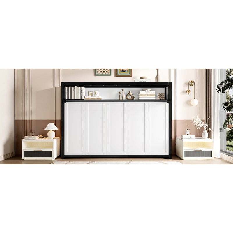 Lit simple en métal blanc avec tablettes et fabrication stable pour une utilisation efficace dans les petits espaces