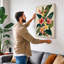 Flowering Stem Study Botanical - Wrapped Canvas-937795252-937795262