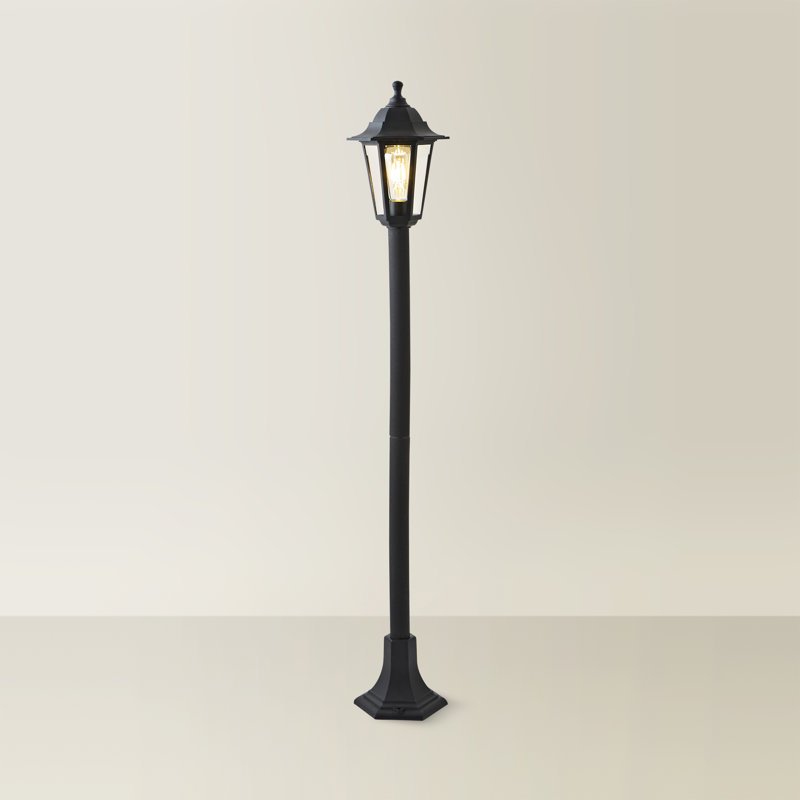 Mcmahan Transparent Lamp Post (Full), Black
